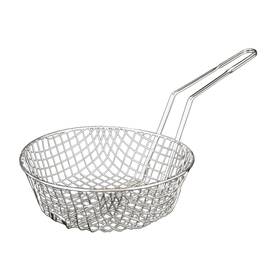 Slcb008c Thunder Group Excellant 8-inch Round Nickel Plated Culinary Basket Coarse Mesh