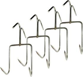 Tihood 705353722080 4pack Smoker Hooks - Stainless Steel Bacon Hanger Roast Duck Meat