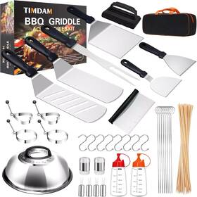 Timdam 313031875869 139pcs Griddle Accessories Kit Flat Top Grilling Portable Bbq Gril