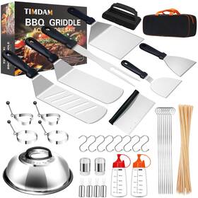Td231003 Timdam 139pcs Griddle Accessories Kit Flat Top Grilling Portable Bbq G