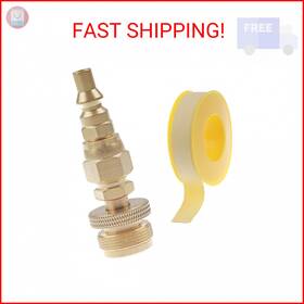 Timsec 617748736667 1lb Propane Disposal Regulator Adapter Fitting With 1/4 Inch Quick Connect Di