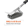 To-us-look-709-02 Toovren Grill Brush And Scraper Inch Stainless Steel 689739910301
