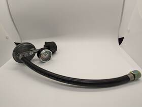 Toolly 617256211106 1 Ft Lp Gas Propane Regulator Hose With Tank Gauge For Grill