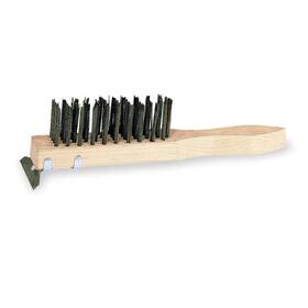 1vag8 Tough Guy Pk 12 Scratch Brush With Scraper 5 1/4 In L
