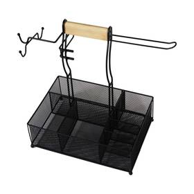 Trademark Innovations 810089099778 Outdoor Grill Picnic And Camping Caddy Accessory 13.4 In L X 9.6 W 17.2 H