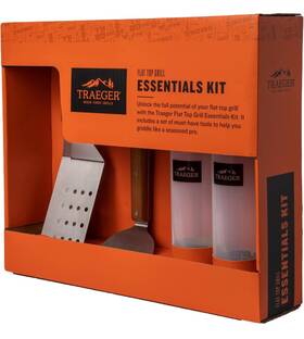 Traeger 634868944604 Flat Top Grill Essentials Kit Spatulas Scraper Squeeze Bottles
