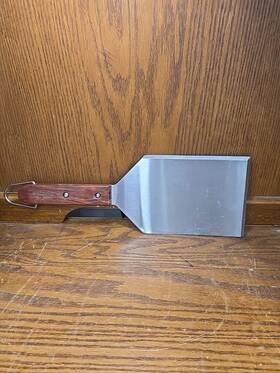 Bac417 Traeger Nwt Grill Bbq Xxl Meat And Fish 17 Inch Spatula Stainless Steel Wood
