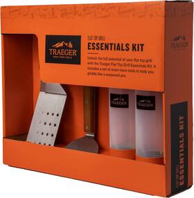 Bac733 Traeger Grills Flat Top Griddle Essentials Kit Two Spatulas Scraper Sq