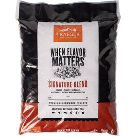 Pel402 Traeger Grills Signature Blend 100% All-natural Wood Pellets For Smokers And