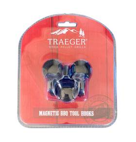 Traeger Industries 634868912467 Wood Pellet Grills Bbq Tool Magnets New Sealed Pack Of 3 Gift For Men