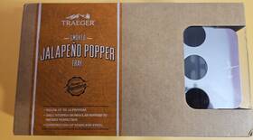 Bac424 Traeger Industries Oem Smoked Jalapeno Popper Tray- 15 Peppers-stainless Steel - New