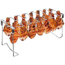 Triceratops 738086998156 Chicken Leg And Wing Rack 14 Slots Bbq Drumsticks Holder