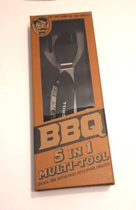 Trixie And Milo 610877585168 5 In 1 Multi-tool Bbq Detachable New Grill Master Cookout
