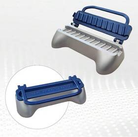 Trustella 313113580513 Premium Aluminum Kebab Maker - Heavy Duty Skewer Machine Non Stick Blue