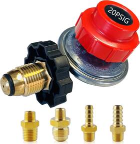 Tshang 445004018034 Mcampas 0-20 Psi Adjustable High Pressure Propane Regulator Pol Lp Tank Service