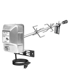 Tuhoomall 717360881049 Heavy-duty Stainless Steel Grill Rotisserie Kit With 35 X 1/3 Inch Spit Rod