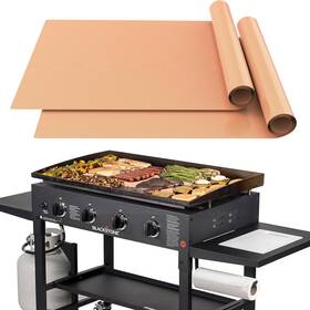 Ubeesize 840322304406 2 Pack Nonstick Copper Grilling Mats For 36 Inch Blackstone Griddle Resuable