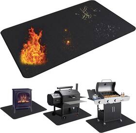 Ubeesize 840322306110 60x42 Inch Under Grill Mats For Outdoor Fireproof Mat Fireplace Fi