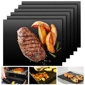 Lh225-b Ubeesize Grill Mats For Outdoor Set Of 6 - Heavy Duty Non-stick Bbq Grilling Mat