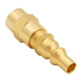 0zm-ids-01450 Uenede Solid Brass 1/4 Inch Npt Male Threaded Rv Propane Quick Connect Female T
