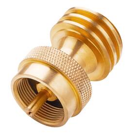 0zm-ids-02320 Uenede Brass Propane Tank Adapter Converter Universal 1pound/16.4oz Small To Qc