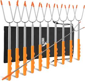Ggzz010u338 Unco Marshmallow Roasting Sticks 10 Pack 45 Inch Extendable Stainless Steel Campfire Pit