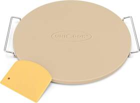 Cph16001 Unicook Round Pizza Stone For Oven And Grill 16 Inch Dia Beige
