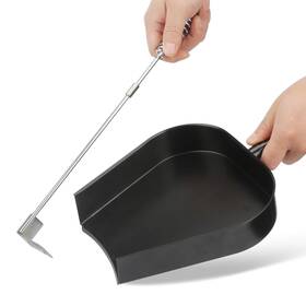 C5-nk08-dqw7 Unidanho Ash Pan For Big Green Egg Tool Stainless Steel Charcoal Poker Rake Bge Large