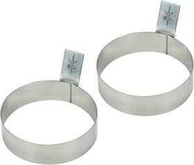 United Global Sourcing Inc 853815006527 Little Griddle - Egg Rings Stainless Steel Construction With Built-in Tab-style