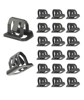 2863gsj001 Unlrae 20pcs Grill Clips Car Accessories Automotive Clip Black Metal