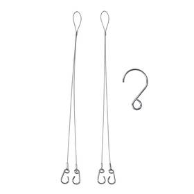 Ti15149b-o Usharedo Titanium Grill Plate Charcoal Bbq Hand Rope Stainless Steel Hanging Chain Wire