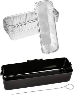 Utheer 769638028946 Grease Catcher For Camp Chef Griddles With 15-pack Foil Drip Pan Liners Disp