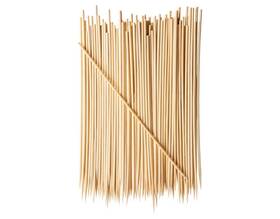 Uxcell 767153297120 200 25 Bamboo Skewers Sticks 14 Inch 4mm Dia Natural Wooden Cocktail For Bbq