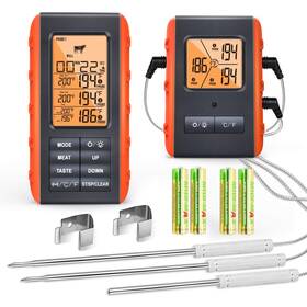 En2053-3 Vauno Wireless Meat Thermometer For Grilling Smoking - Kitchen Food Cooking Candy T