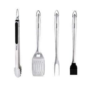 Vbbqtk02 Vehichef Bbq Tools Grill Set With Spatula Tongs Brush Fork Stainle