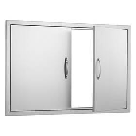 Vevor 197988385707 Bbq Access Door 39w X 26h Inch Double Outdoor Kitchen Stainless Steel Flu