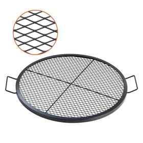 Vevor 840349927930 X-marks Fire Pit Grill Grate Round Cooking Heavy Duty Steel Campfire Bbq