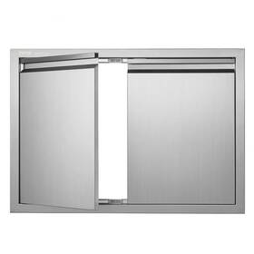 Bh-010 Vevor Bbq Access Door 31w Inch X 24h Double Outdoor Kitchen Stainless Steel Bh010