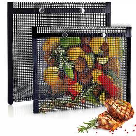 Vida Viva Home 445013964902 Mountain Grillers Set Of 2 12.83 X 11.73-inch Reusable Pouches For Barbeque F