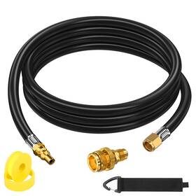 Z1rqg0017 Vieaube 12 Feet Propane Quick Connect Hose For Rv To Gas Grill Extension