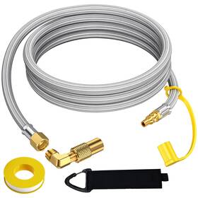 Z1rqg0019 Vieaube 7ft Improved Propane Quick Connect Hose For Rv To Grill With Adapter 17/