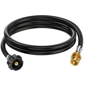 Z1rqg0026 Vieaube 6 Feet Propane Hose Adapter 1lb To 20lb Converter Tank Extensio