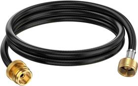 Z1rqg0107 Vieaube 5ft Propane Hose Adapter Extension To Connect 1lb Appliances Torch Exte