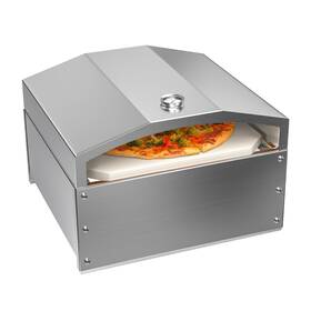 Dj-50014 Village Smoker Outdoor Pellet Wood-fired Pizza Oven- Stainless Steel Grill Oven