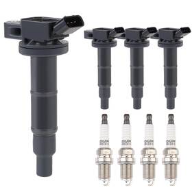 Uf333 Vinomkii 4pcs Ignition Coil Pack And Iridium Spark Plugs 7092 Compatible With To