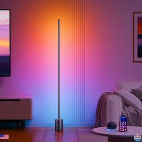 Flv2 Visit The Ailofy Store Rgbw Corner Floor Lamp 1500lm App Control Sync With Music Modern Design