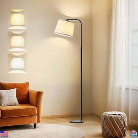 Lt-1125 Visit The Akasuki Store Modern Arc Floor Lamp With 3 Color Temperatures And Foot Switch 9w Led Bulb