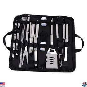 W07ek8356cc30oopurb Visit The Ciyodo Store Stainless Steel Bbq Tools Set - Portable Grilling Kit With Carry Bag For Camping