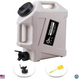 B0bzp6r2cr Visit The Coozment Store 5 Gallon Water Container With Spigot Bpa Free Military Green Camping Storage