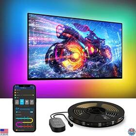 H6168 Visit The Govee Store Rgbic Smart Led Strip Lights For 55-65 Inch Tvs Bluetooth/wi-fi Music Sync
